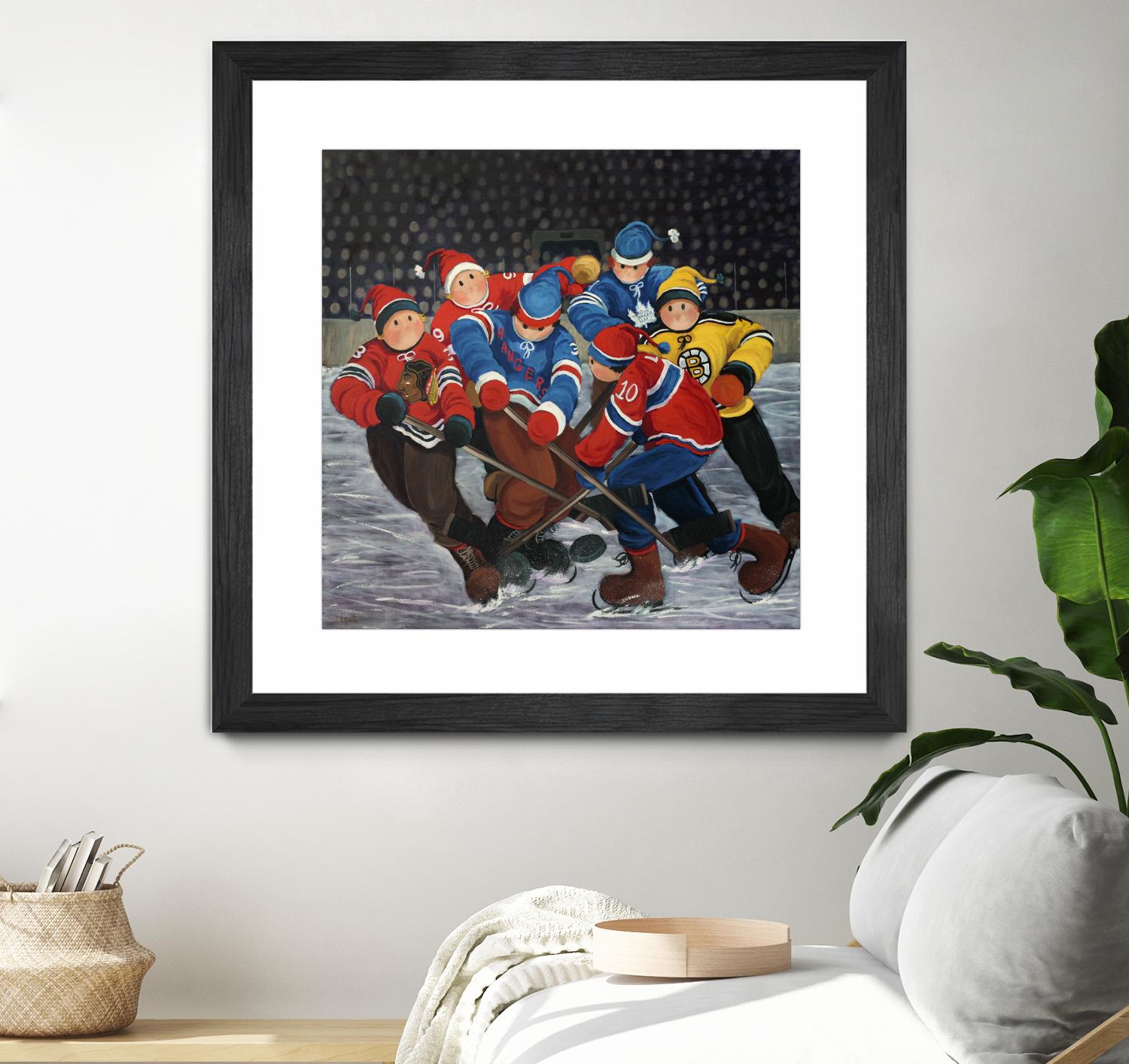 Un rêve by Nicole Laporte on GIANT ART - blue winter scenes