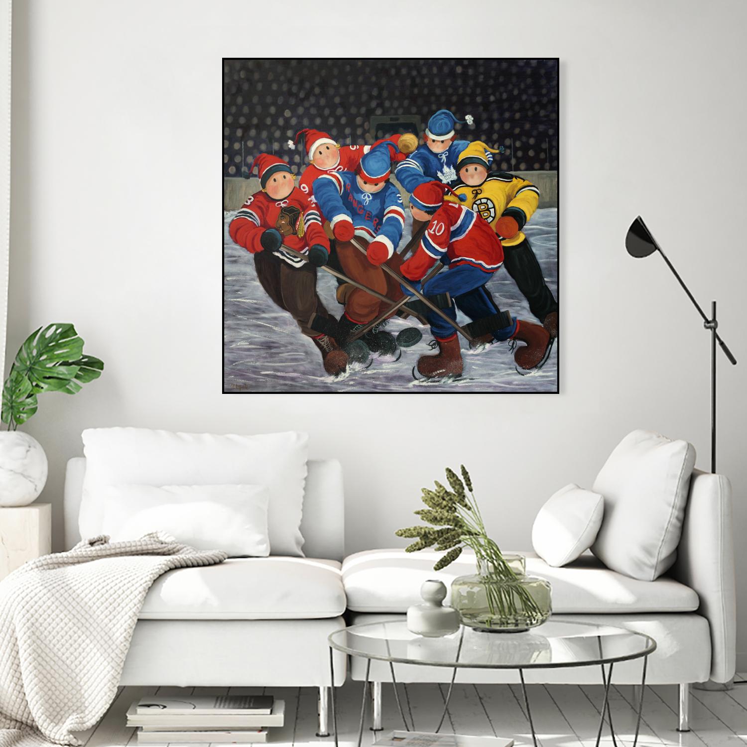 Un rêve by Nicole Laporte on GIANT ART - blue winter scenes