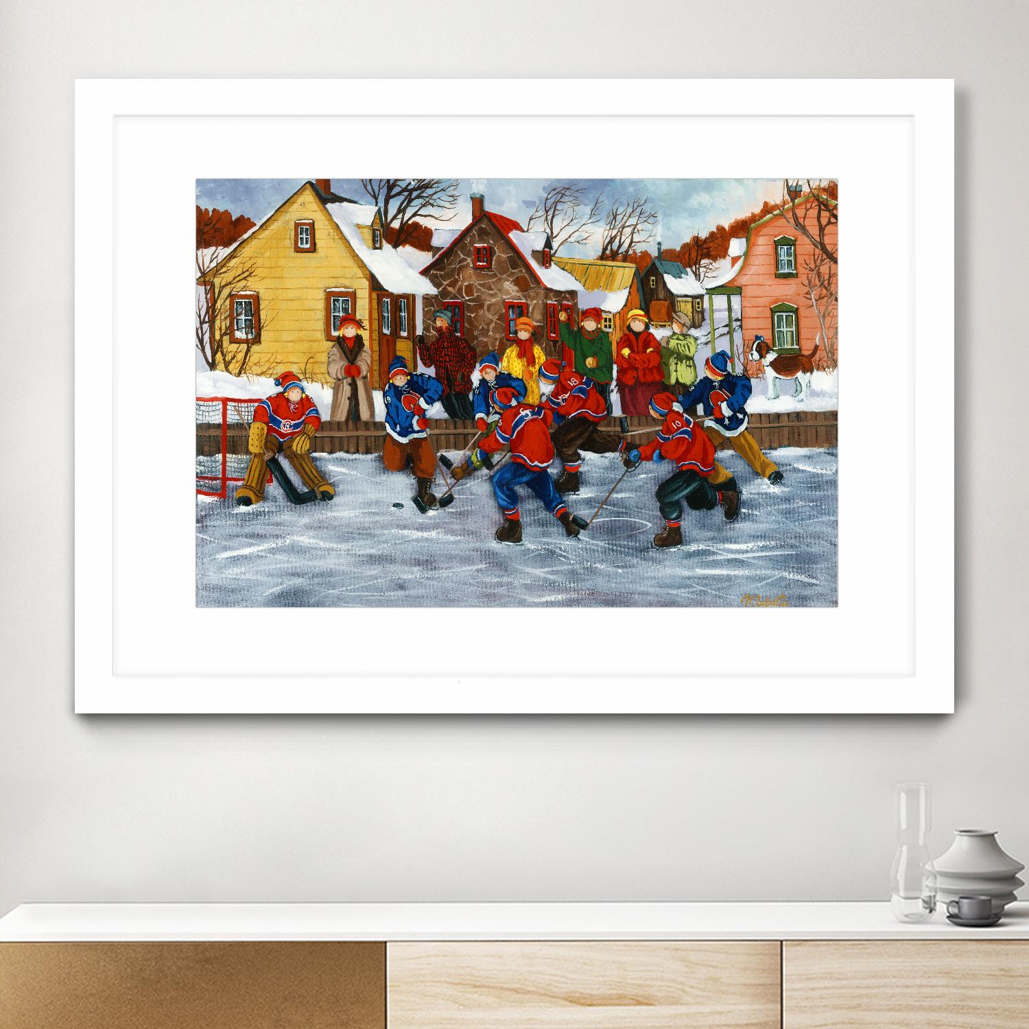 On compte sur toi #5 by Nicole Laporte on GIANT ART - red figurative glace