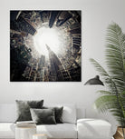 City Center II by Jean-François Dupuis on GIANT ART - white city scene ville