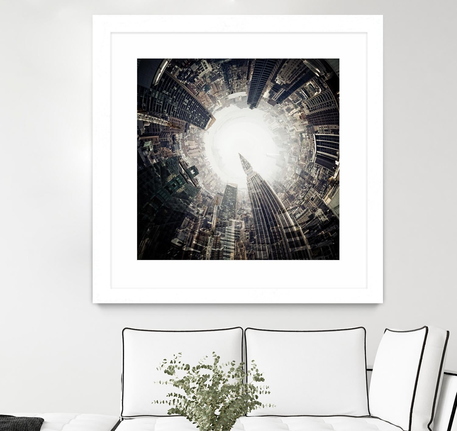 City Center II by Jean-François Dupuis on GIANT ART - white city scene ville