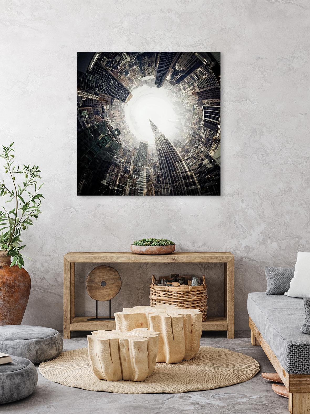 City Center II by Jean-François Dupuis on GIANT ART - white city scene ville