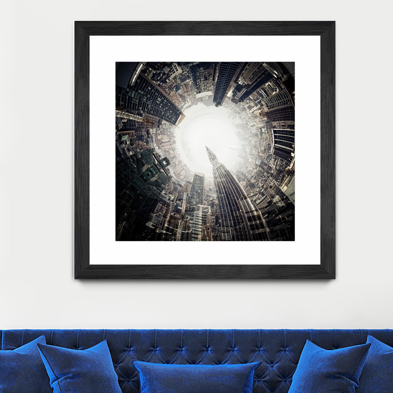 City Center II by Jean-François Dupuis on GIANT ART - white city scene ville