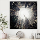 City Center II by Jean-François Dupuis on GIANT ART - white city scene ville