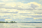 Never Ending Skies by Ron Simpkins on GIANT ART - grey landscape