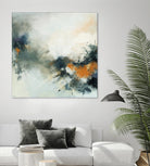 Transition by Roland Benoît on GIANT ART - orange abstract transparence