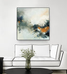 Transition by Roland Benoît on GIANT ART - orange abstract transparence