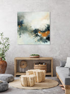 Transition by Roland Benoît on GIANT ART - orange abstract artistes du québec