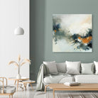 Transition by Roland Benoît on GIANT ART - orange abstract artistes du québec