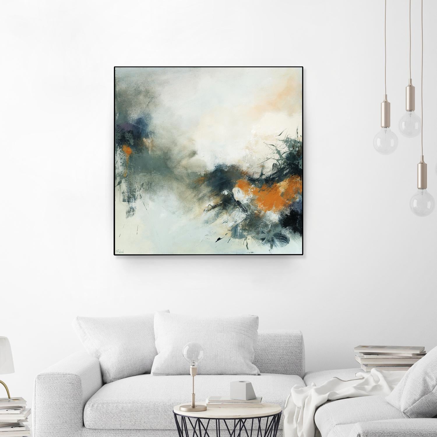 Transition by Roland Benoît on GIANT ART - orange abstract transparence