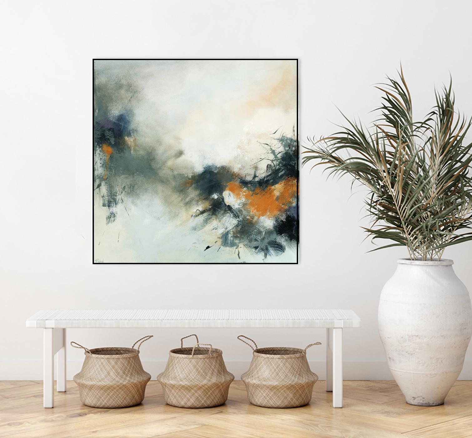 Transition by Roland Benoît on GIANT ART - orange abstract transparence