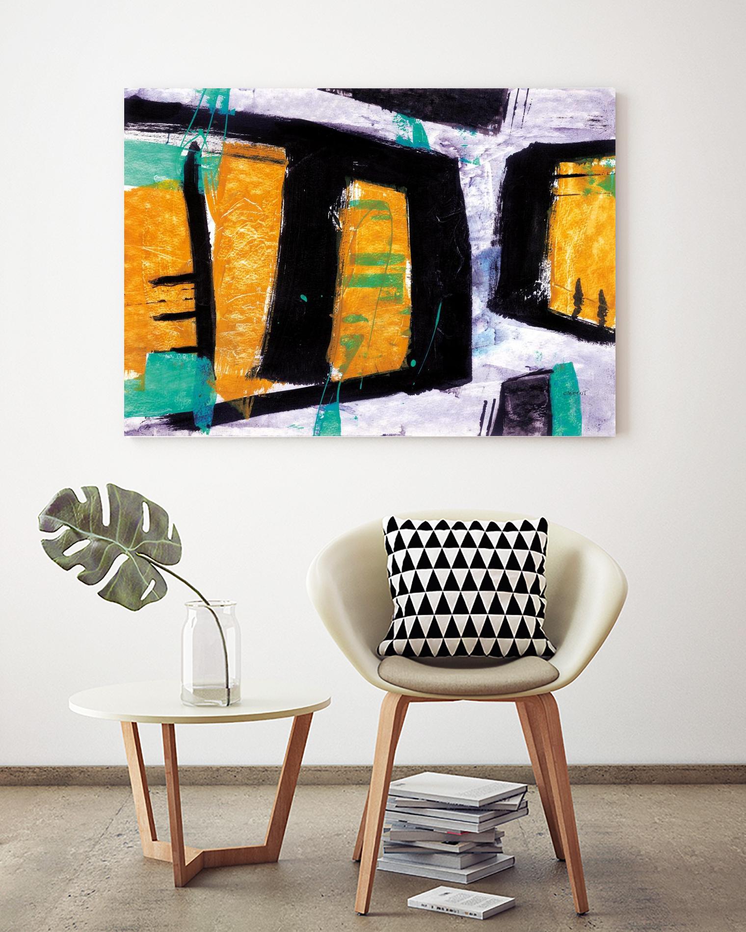 Suave by Jacques Clement on GIANT ART - green abstract
