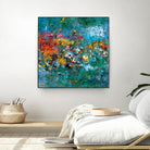 Carpe Diem 1 by Diane Lambin on GIANT ART - orange abstract fleurs abstraites