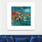 Carpe Diem 1 by Diane Lambin on GIANT ART - orange abstract fleurs abstraites