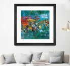 Carpe Diem 1 by Diane Lambin on GIANT ART - orange abstract fleurs abstraites
