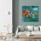 Carpe Diem 1 by Diane Lambin on GIANT ART - orange abstract fleurs abstraites