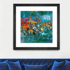 Carpe Diem 1 by Diane Lambin on GIANT ART - orange abstract fleurs abstraites