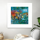Carpe Diem 1 by Diane Lambin on GIANT ART - orange abstract fleurs abstraites