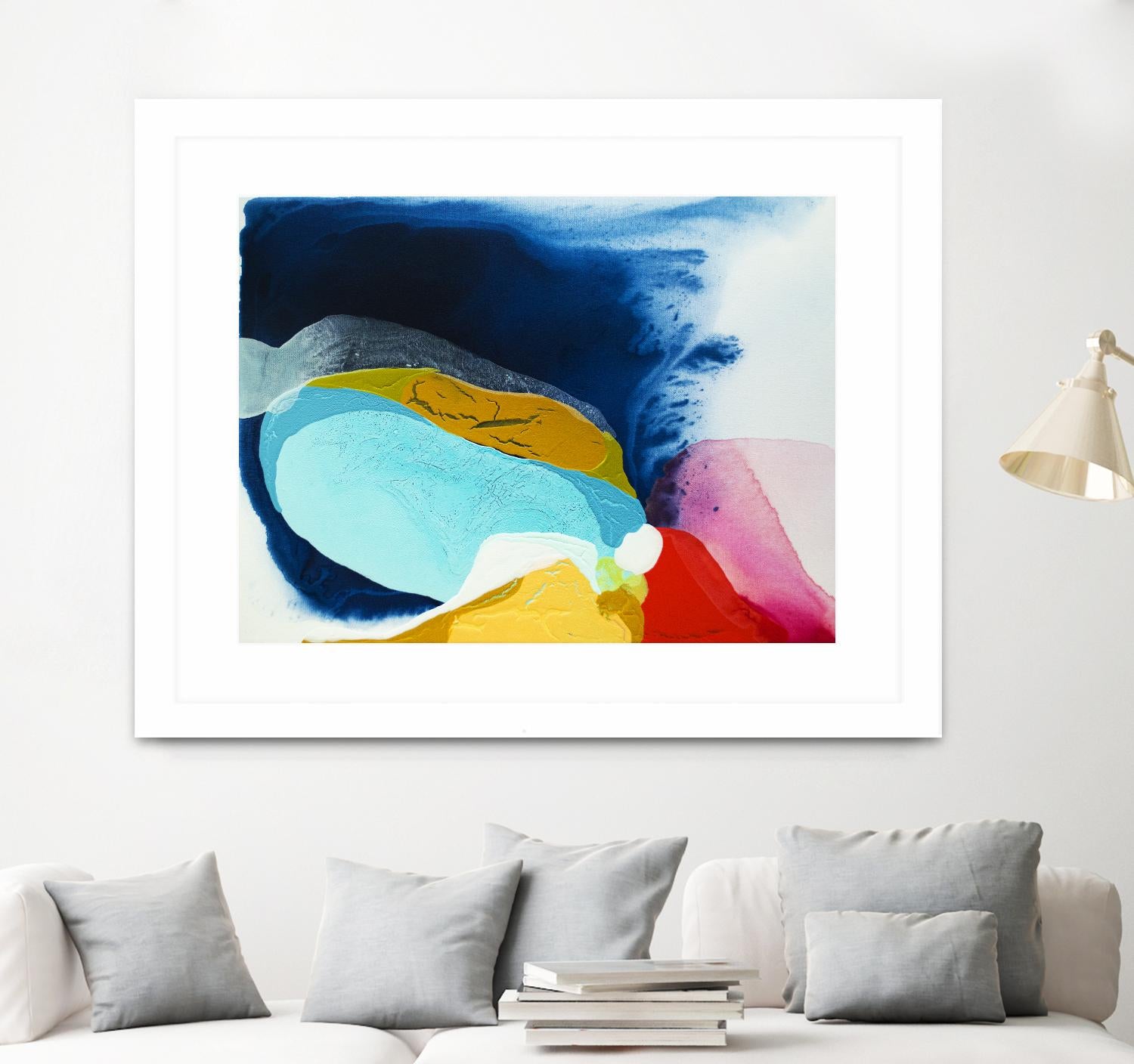 Maya IV by Claire Desjardins on GIANT ART - red abstract artistes du québec