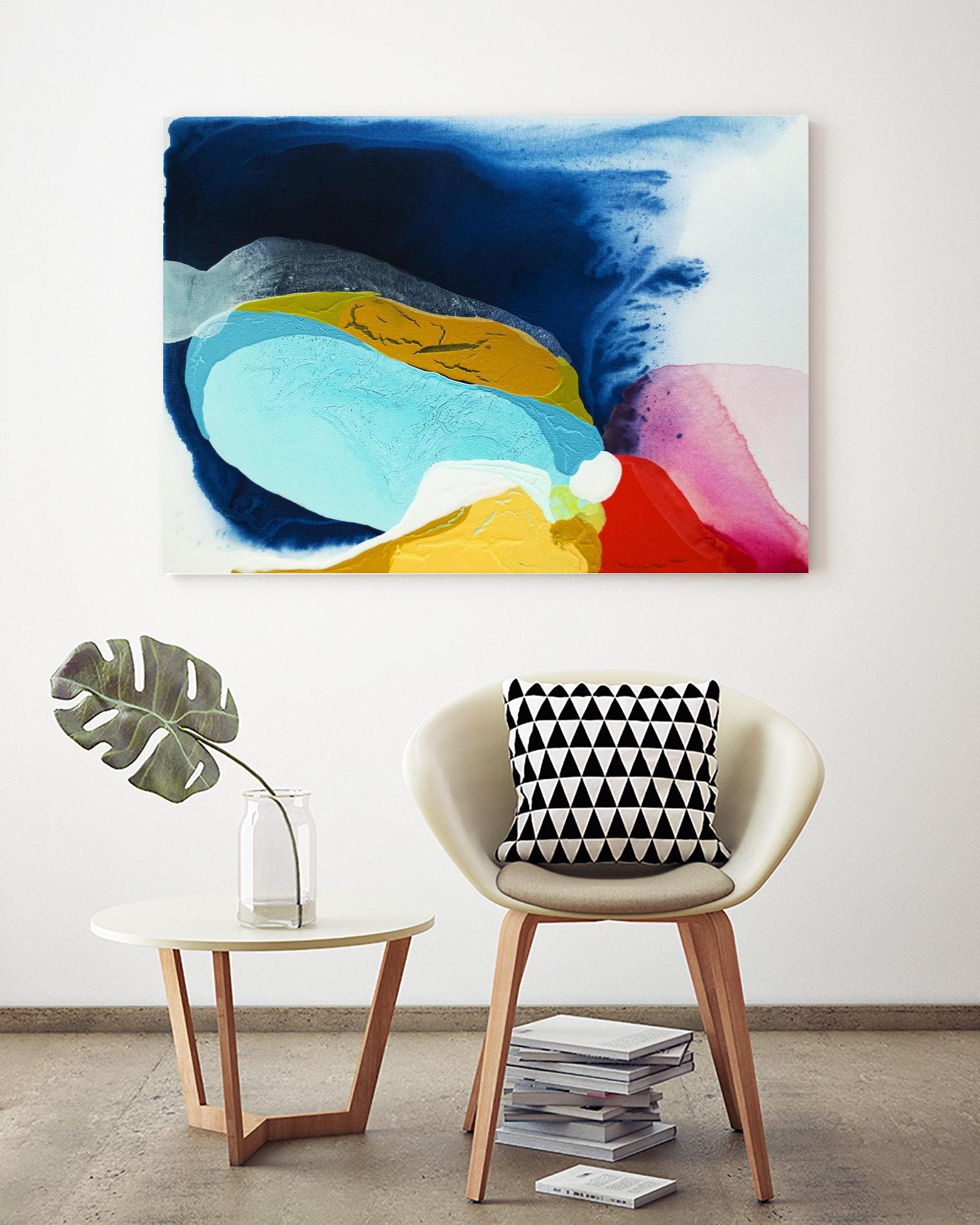 Maya IV by Claire Desjardins on GIANT ART - red abstract artistes du québec