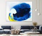 Maya V by Claire Desjardins on GIANT ART - blue abstract transparence
