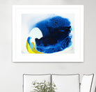 Maya V by Claire Desjardins on GIANT ART - blue abstract transparence