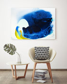 Maya V by Claire Desjardins on GIANT ART - blue abstract transparence