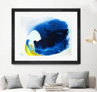 Maya V by Claire Desjardins on GIANT ART - blue abstract transparence