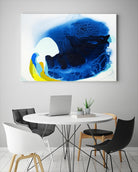 Maya V by Claire Desjardins on GIANT ART - blue abstract transparence