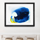 Maya V by Claire Desjardins on GIANT ART - blue abstract transparence