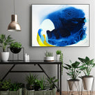 Maya V by Claire Desjardins on GIANT ART - blue abstract transparence