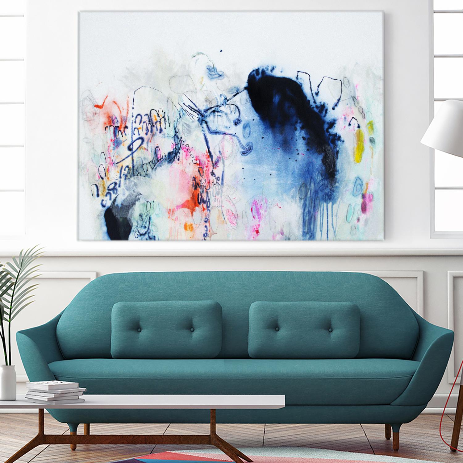 The secrets we keep by Claire Desjardins on GIANT ART - pink abstract