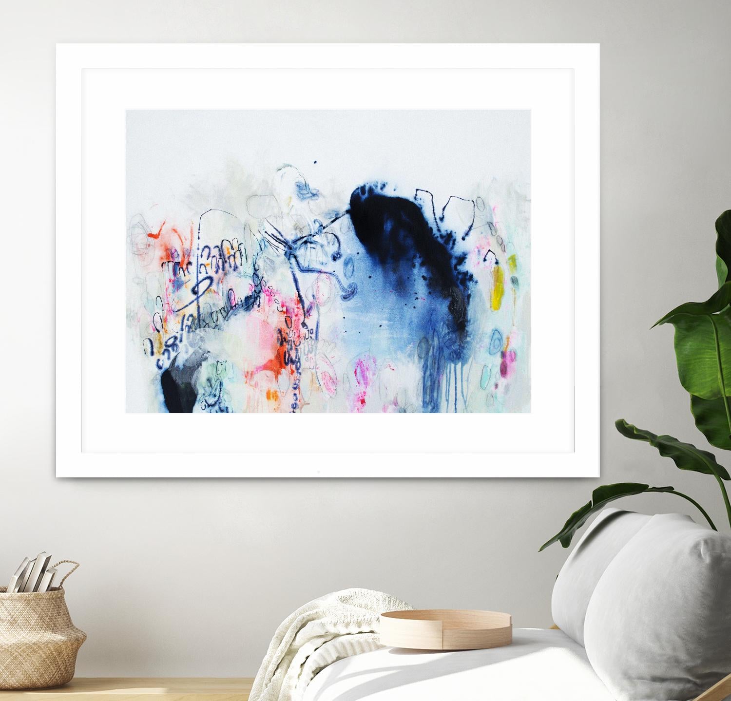 The secrets we keep by Claire Desjardins on GIANT ART - pink abstract