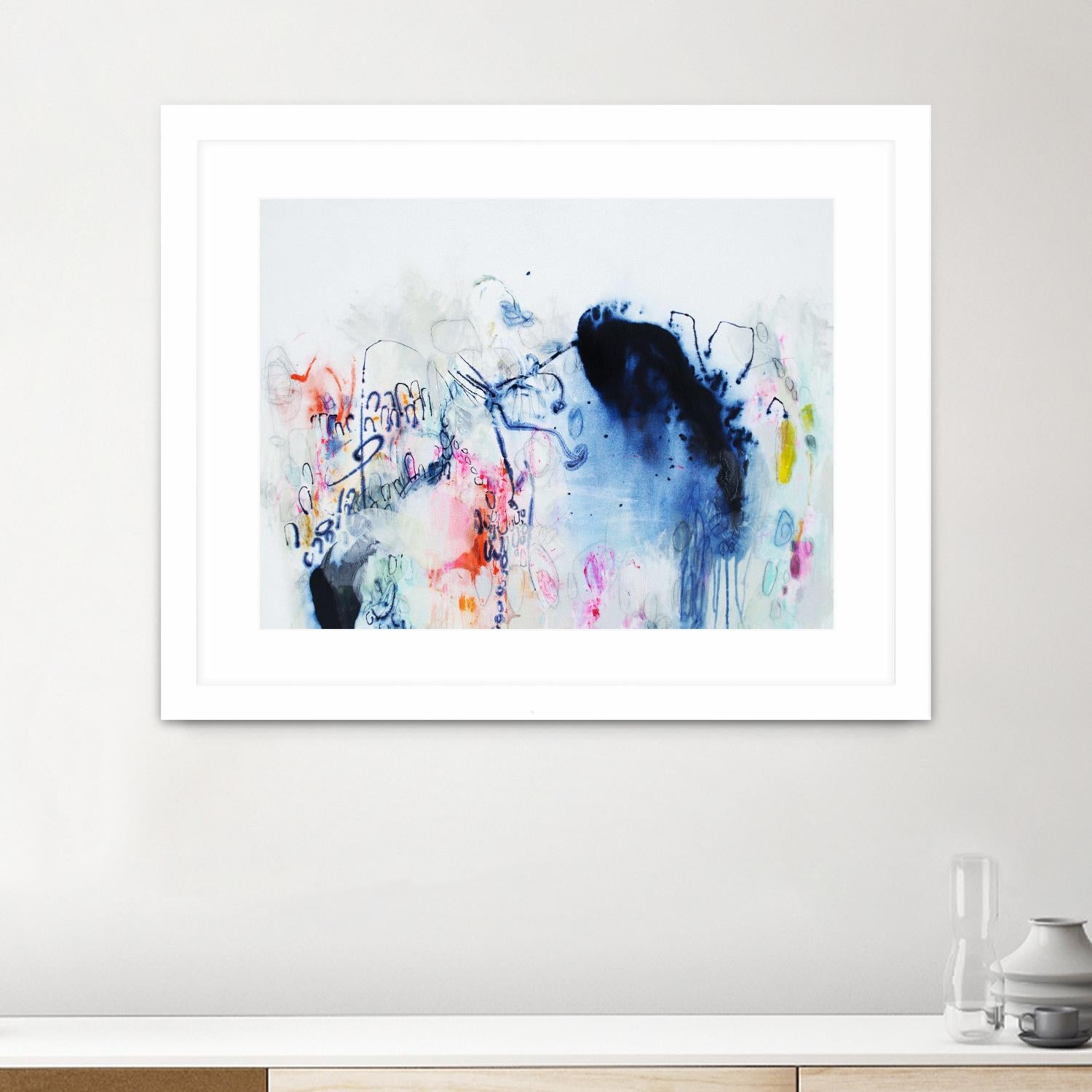 The secrets we keep by Claire Desjardins on GIANT ART - pink abstract