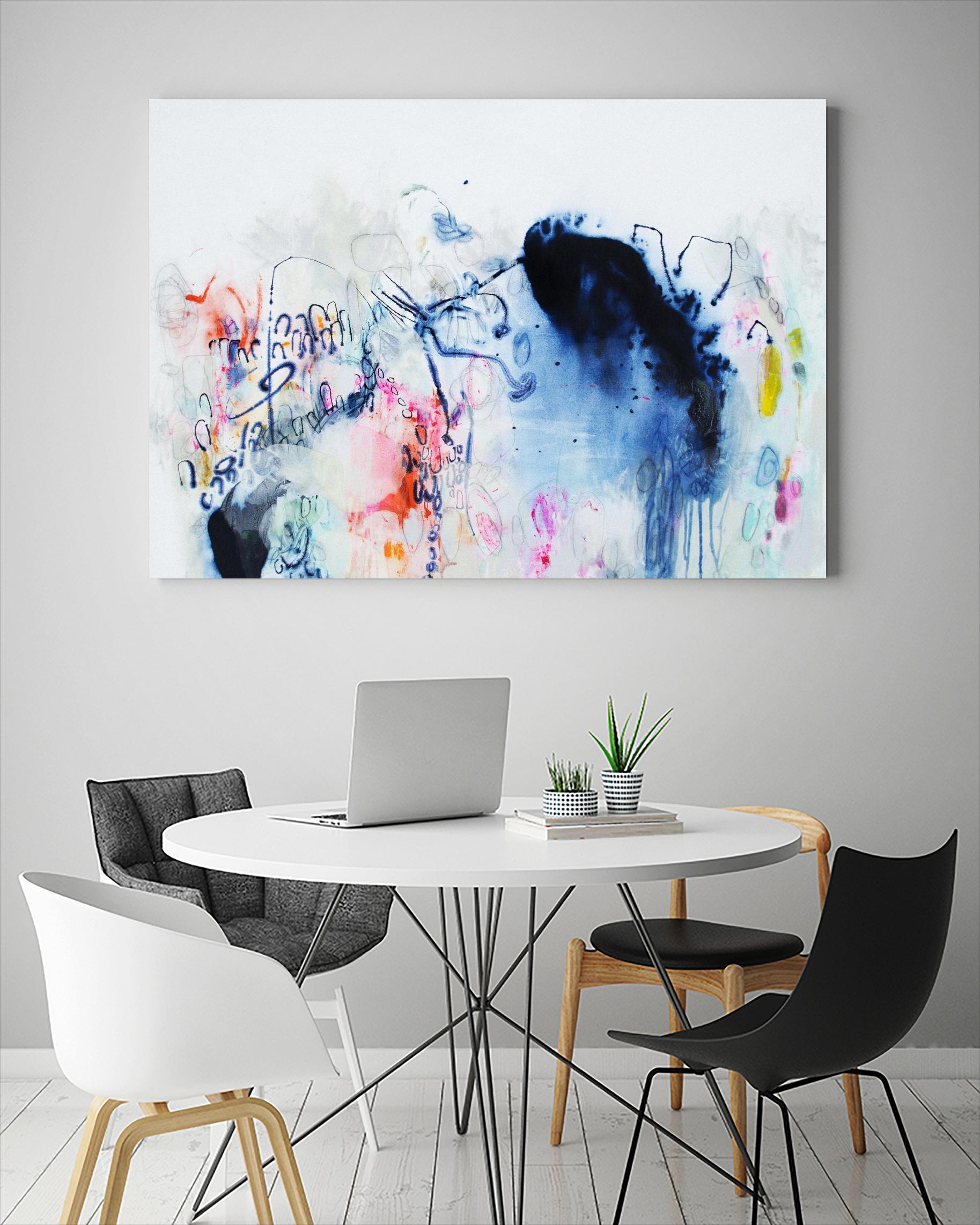 The secrets we keep by Claire Desjardins on GIANT ART - pink abstract