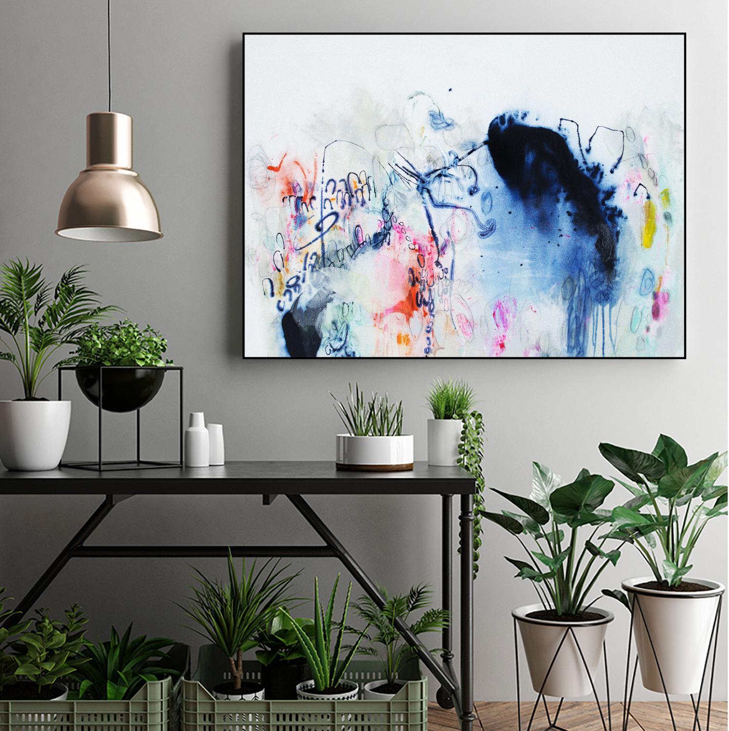 The secrets we keep by Claire Desjardins on GIANT ART - pink abstract