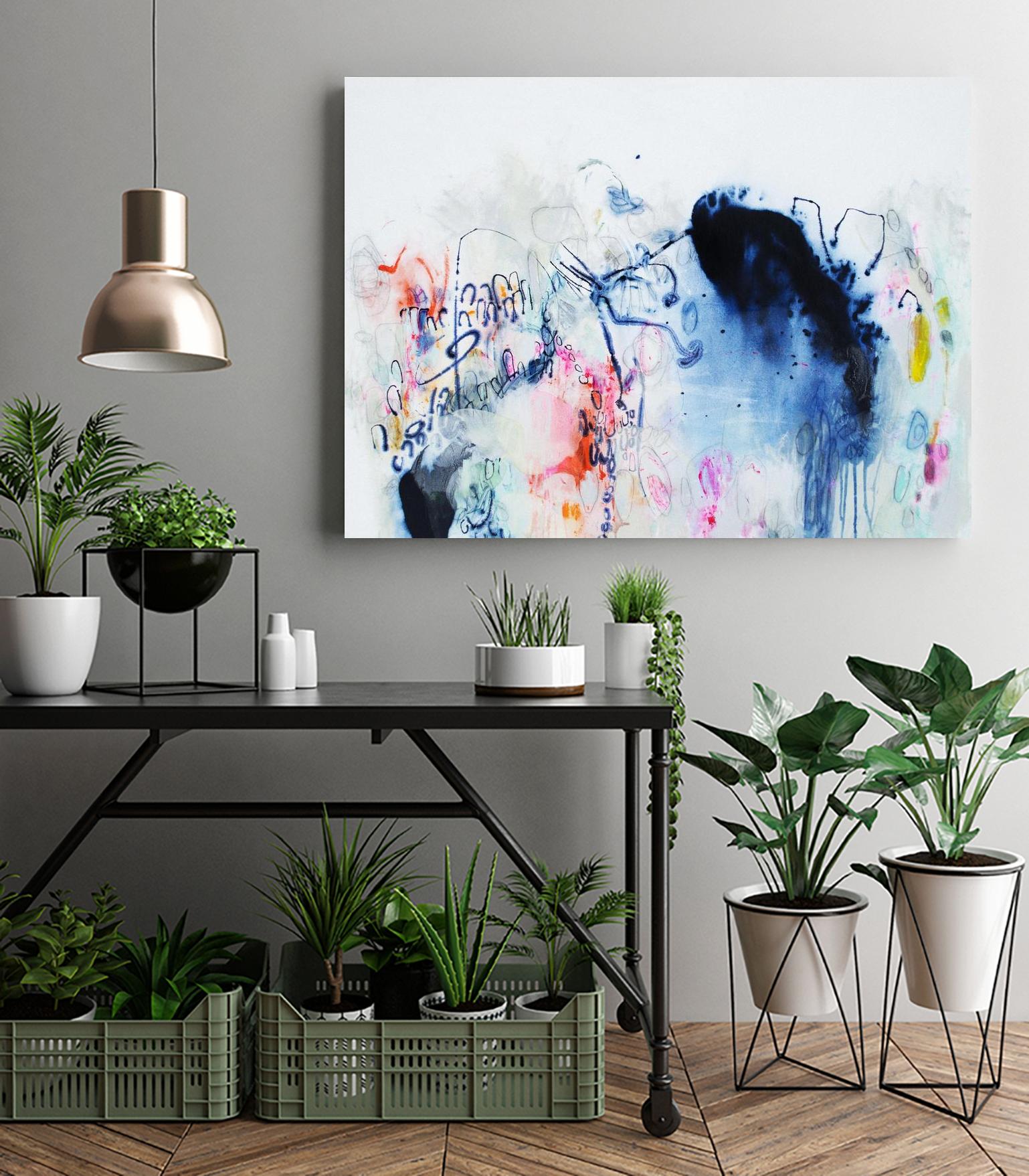 The secrets we keep by Claire Desjardins on GIANT ART - pink abstract