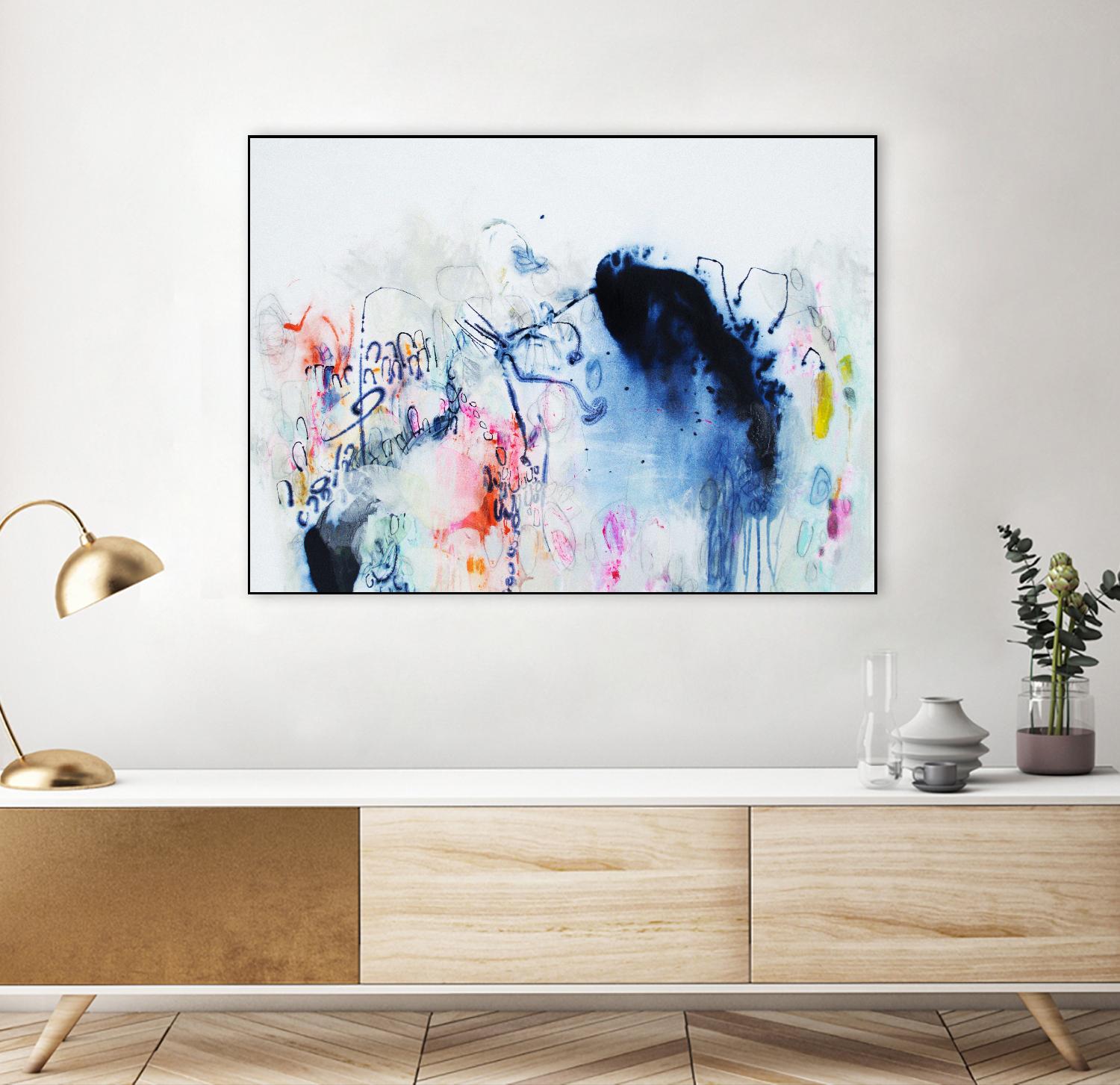 The secrets we keep by Claire Desjardins on GIANT ART - pink abstract