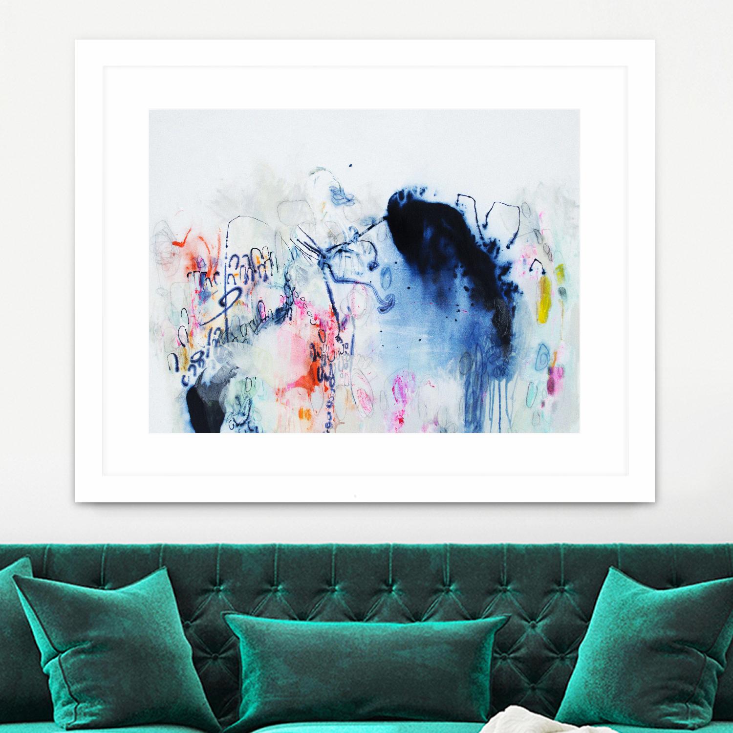 The secrets we keep by Claire Desjardins on GIANT ART - pink abstract