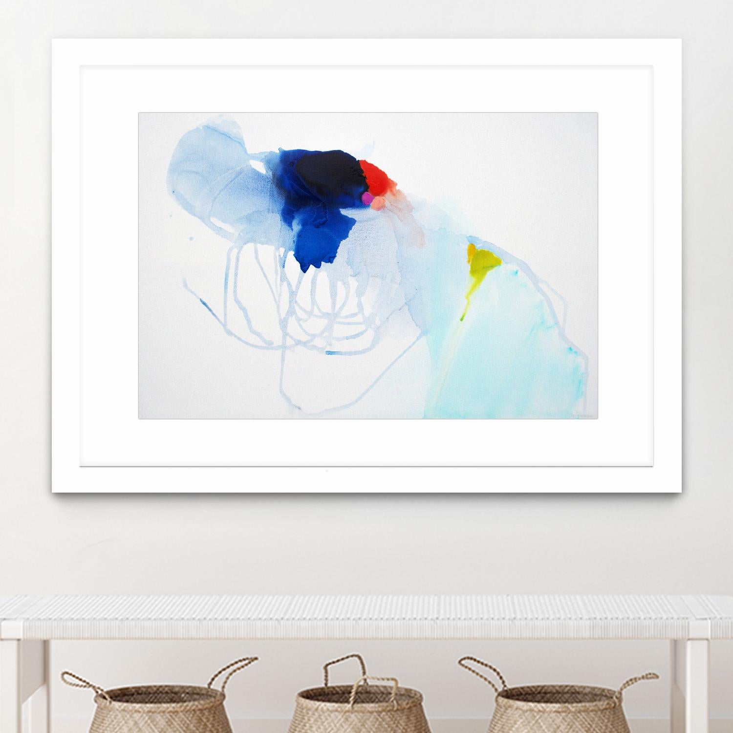 Backstage by Claire Desjardins on GIANT ART - white abstract artistes du québec