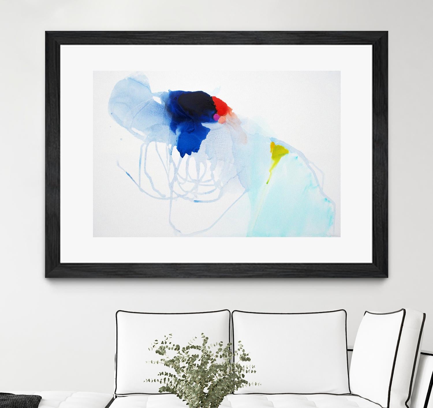 Backstage by Claire Desjardins on GIANT ART - white abstract artistes du québec