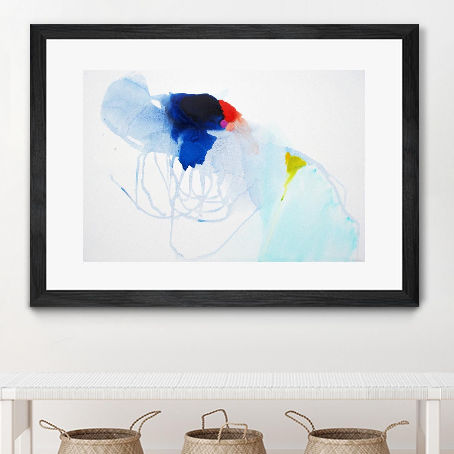 Backstage by Claire Desjardins on GIANT ART - white abstract artistes du québec