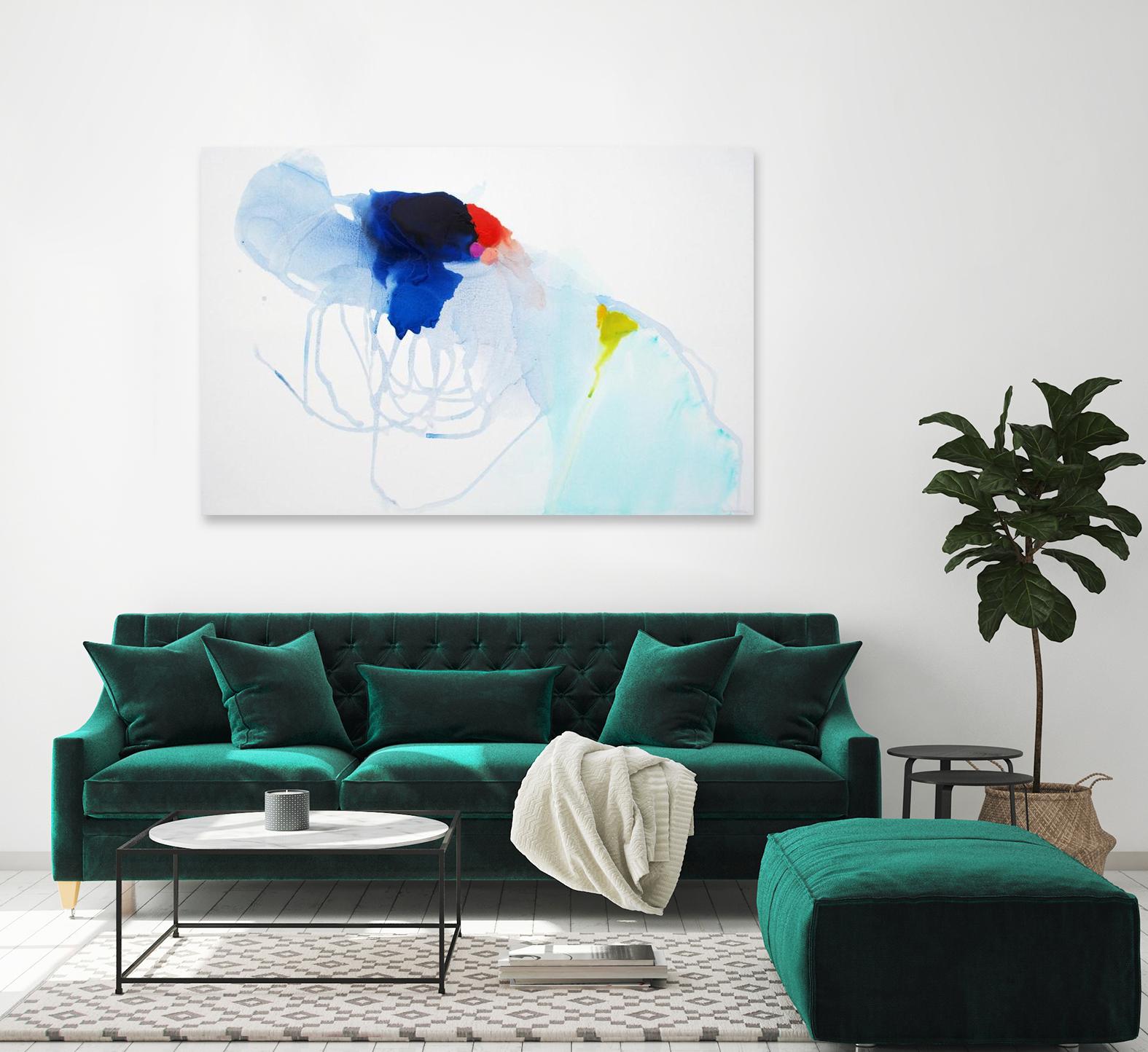 Backstage by Claire Desjardins on GIANT ART - white abstract artistes du québec