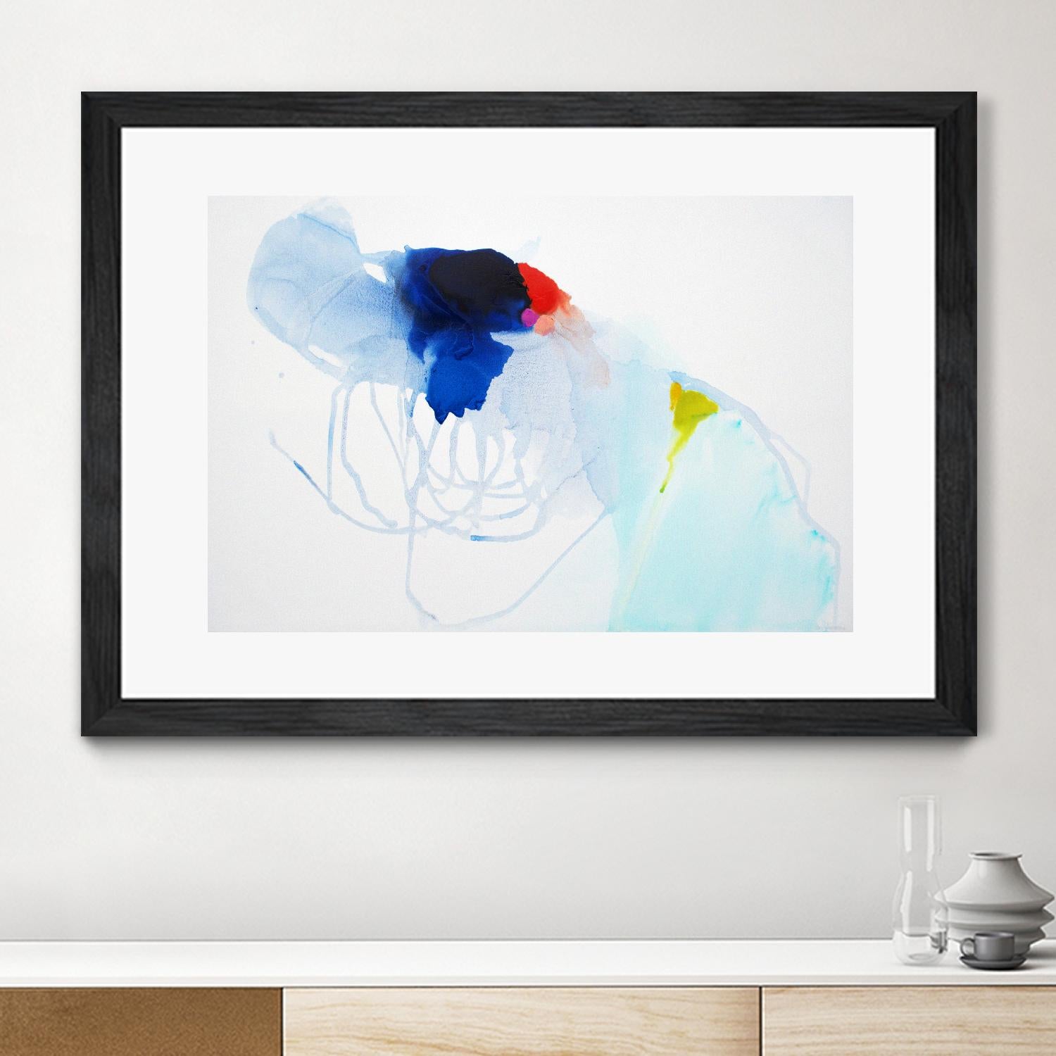 Backstage by Claire Desjardins on GIANT ART - white abstract artistes du québec