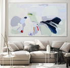 Breathe by Claire Desjardins on GIANT ART - blue abstract