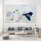 Breathe by Claire Desjardins on GIANT ART - blue abstract