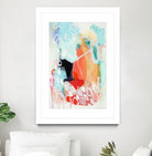 Cherry Creamsicle love by Claire Desjardins on GIANT ART - red abstract artistes du québec