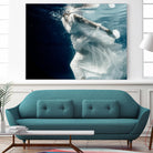 Approach by Peter Morneau on GIANT ART - white figurative ballerina