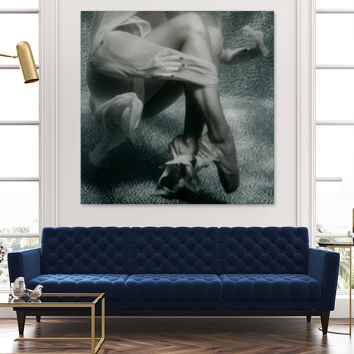 Float 2 by Peter Morneau on GIANT ART - black figurative ballerine