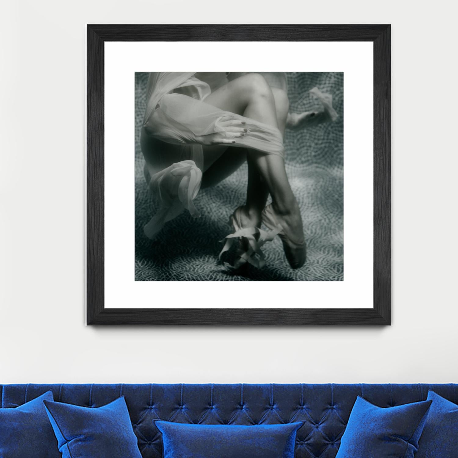 Float 2 by Peter Morneau on GIANT ART - black figurative ballerine